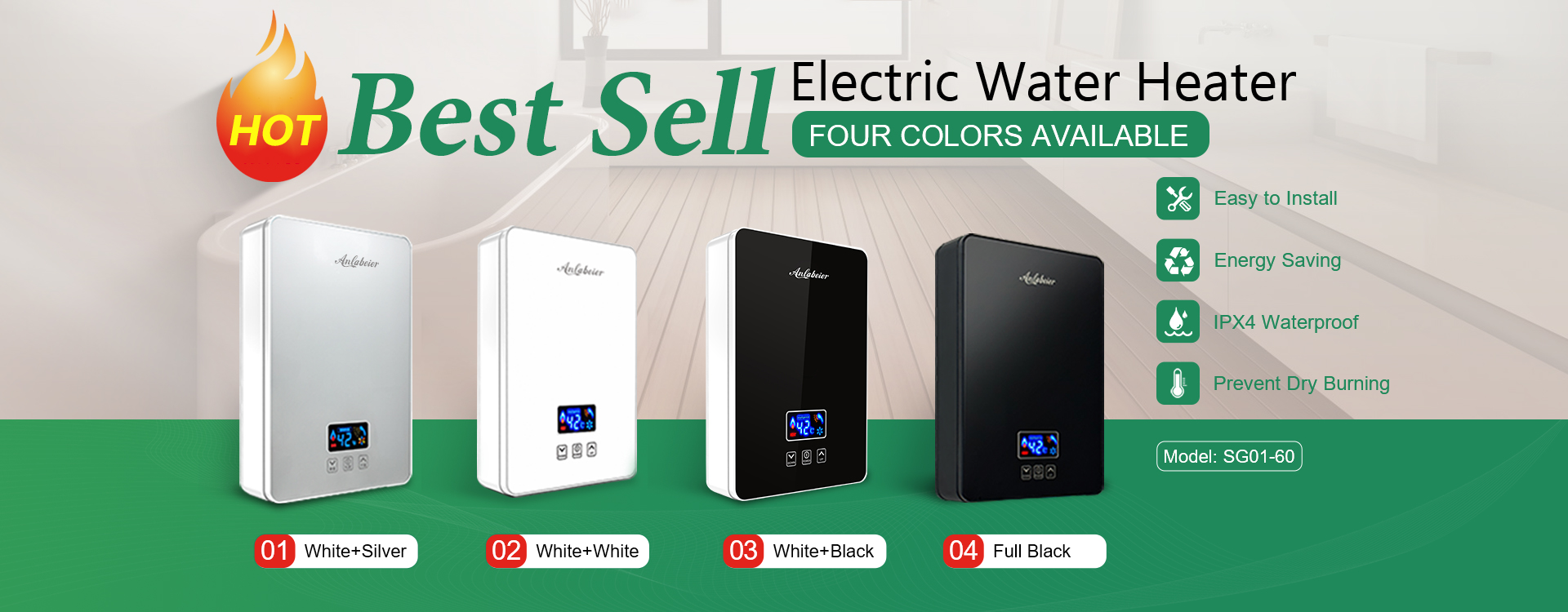 electric water heater tankless